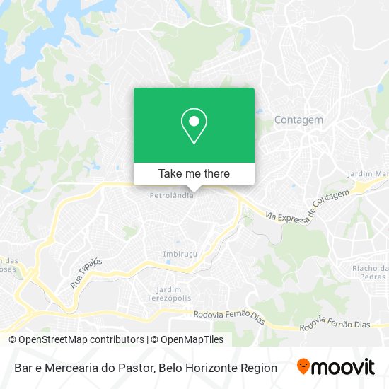 Bar e Mercearia do Pastor map