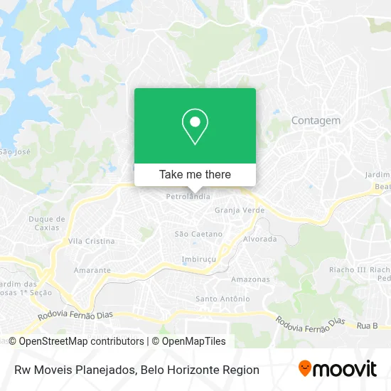 Rw Moveis Planejados map
