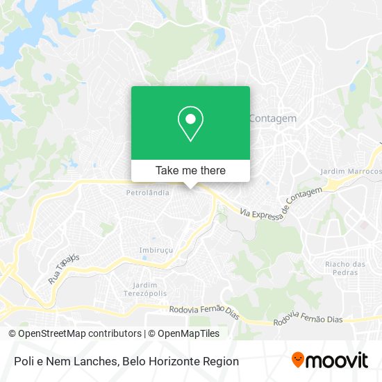 Poli e Nem Lanches map