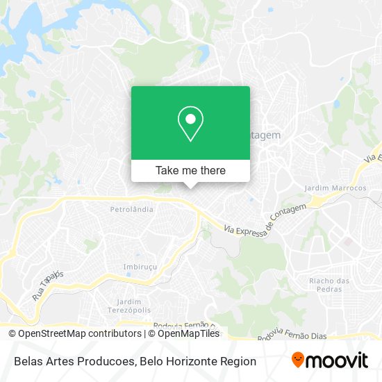 Belas Artes Producoes map
