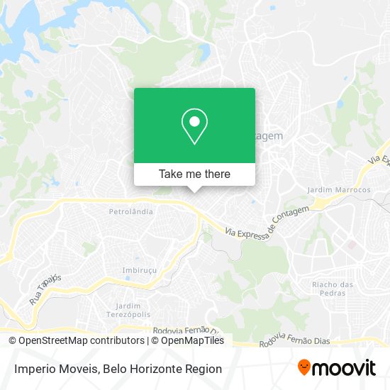 Imperio Moveis map