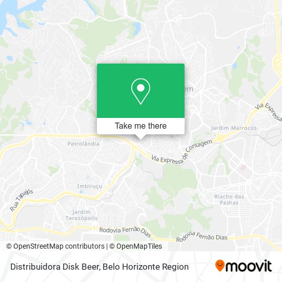 Distribuidora Disk Beer map