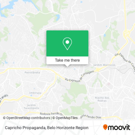 Capricho Propaganda map