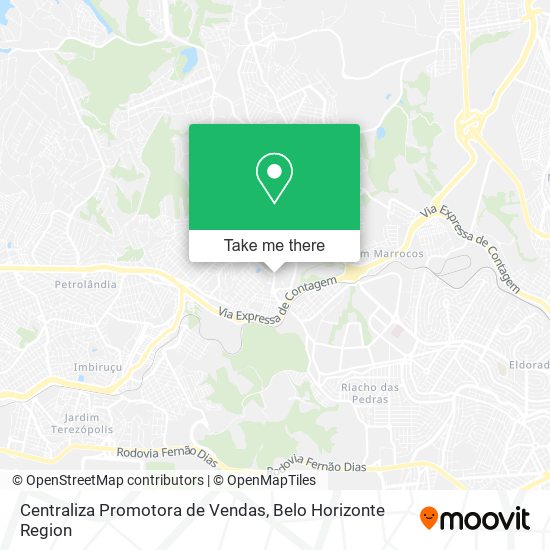 Centraliza Promotora de Vendas map