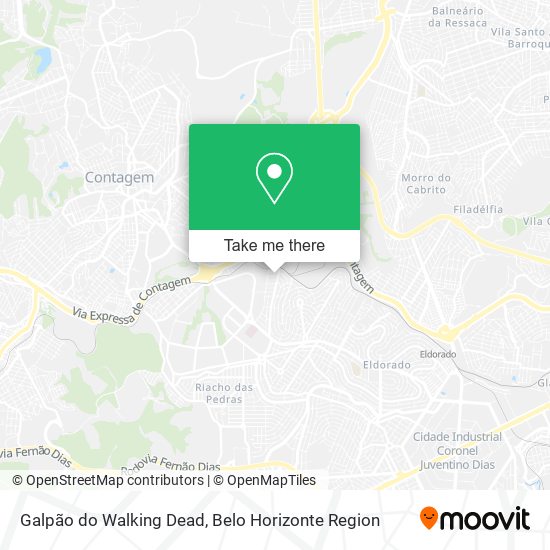 Galpão do Walking Dead map