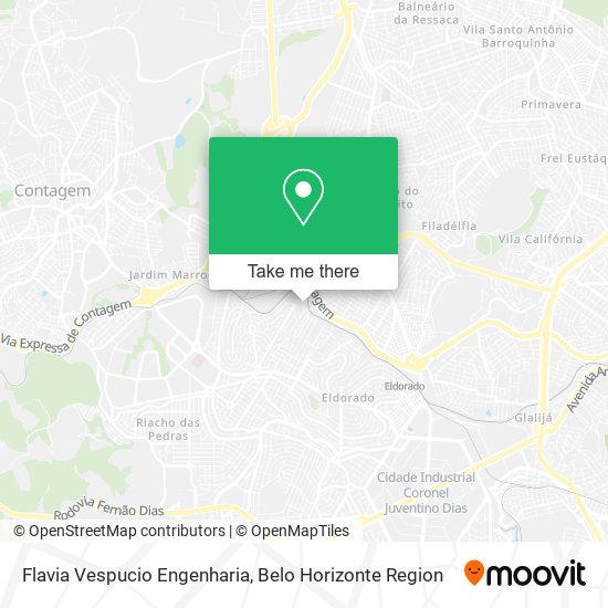 Flavia Vespucio Engenharia map