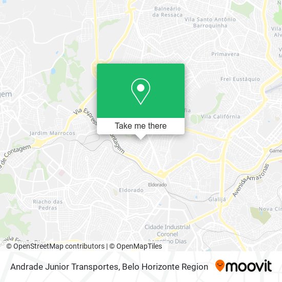 Andrade Junior Transportes map