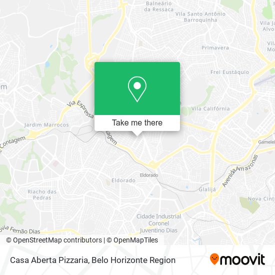 Casa Aberta Pizzaria map