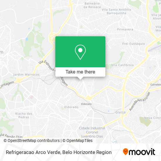 Refrigeracao Arco Verde map
