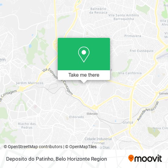Deposito do Patinho map