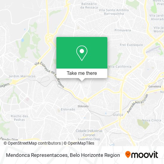 Mendonca Representacoes map