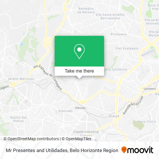 Mr Presentes and Utilidades map