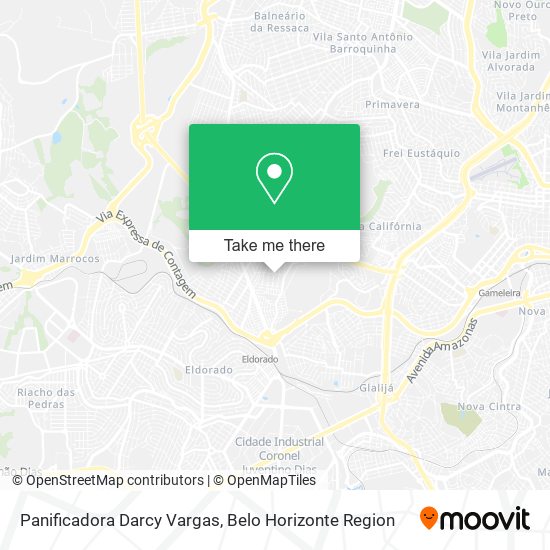Panificadora Darcy Vargas map
