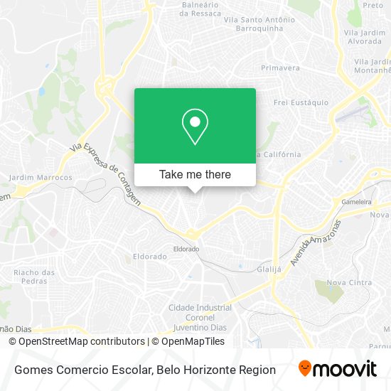 Gomes Comercio Escolar map