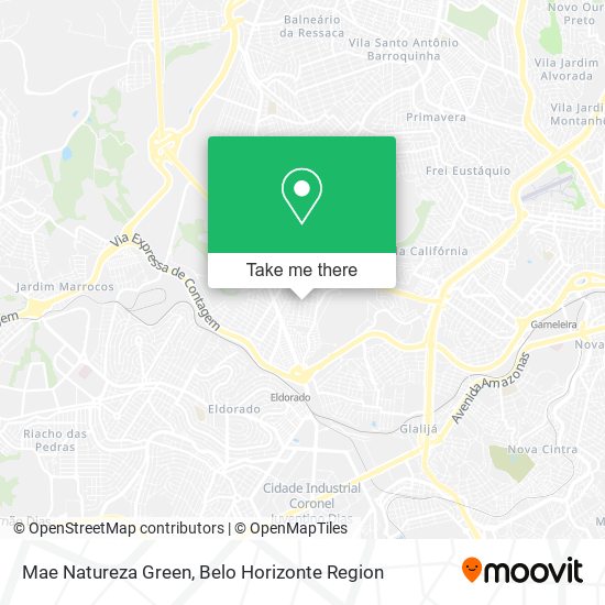 Mae Natureza Green map