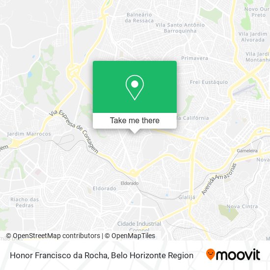 Honor Francisco da Rocha map