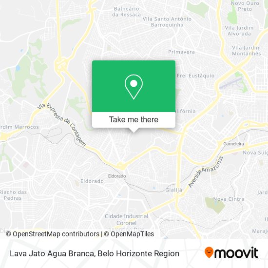 Lava Jato Agua Branca map
