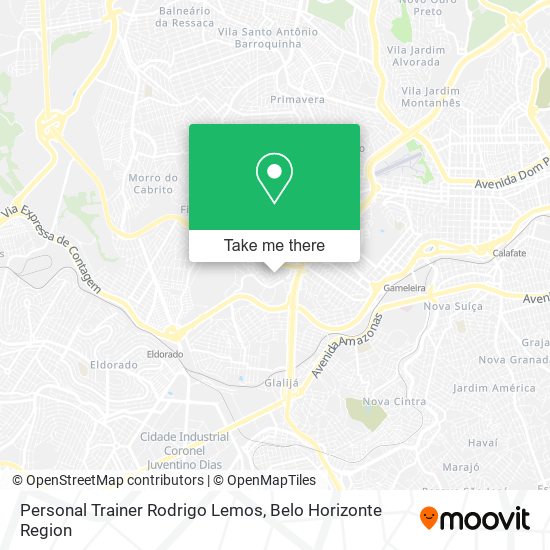 Personal Trainer Rodrigo Lemos map