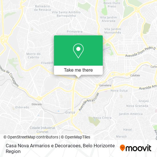 Casa Nova Armarios e Decoracoes map