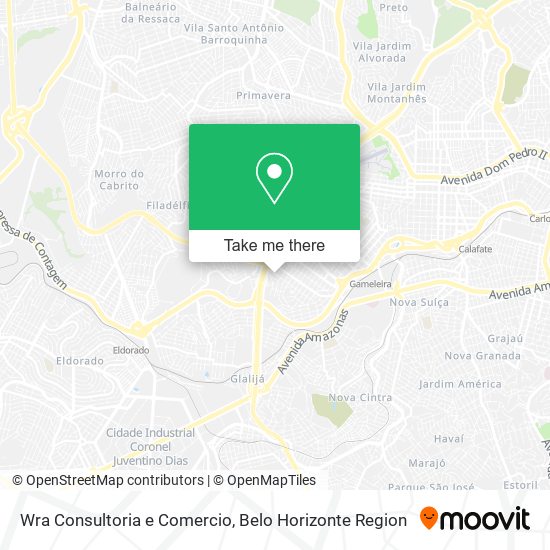 Wra Consultoria e Comercio map