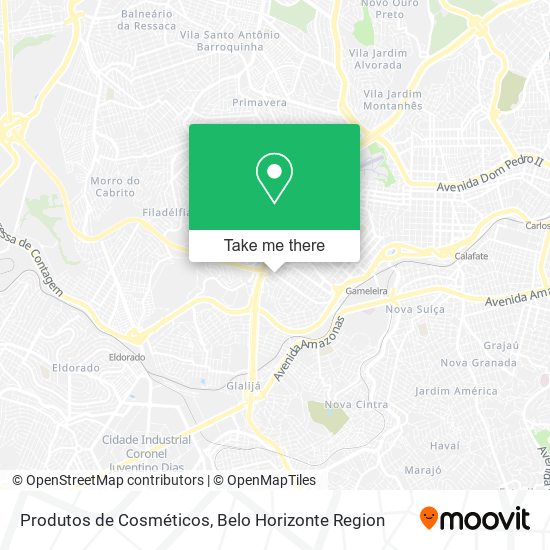 Produtos de Cosméticos map