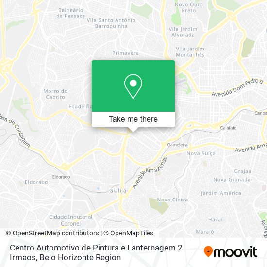 Centro Automotivo de Pintura e Lanternagem 2 Irmaos map