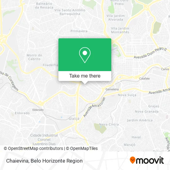 Chaievina map