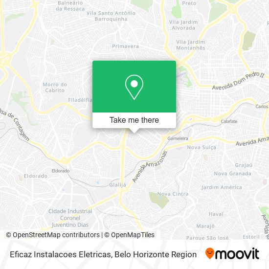 Eficaz Instalacoes Eletricas map