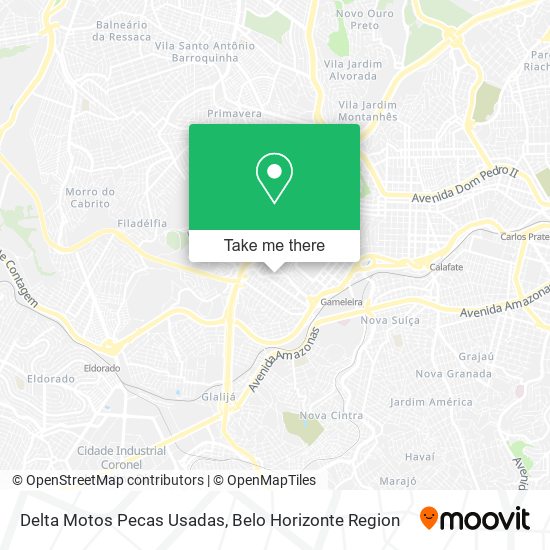 Delta Motos Pecas Usadas map