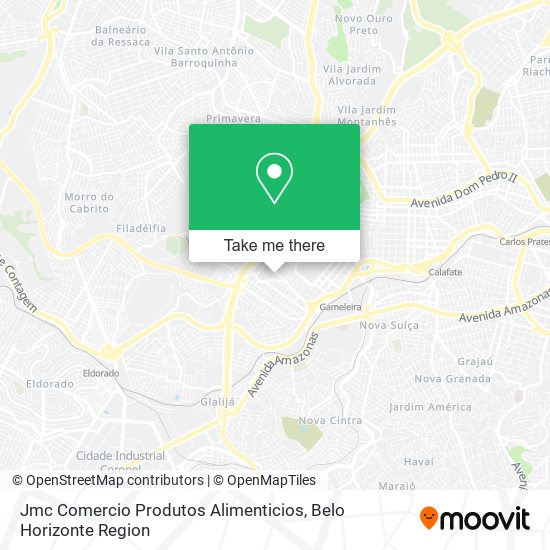 Jmc Comercio Produtos Alimenticios map