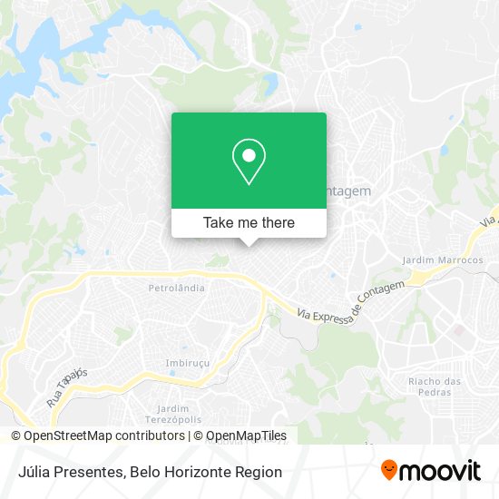 Júlia Presentes map