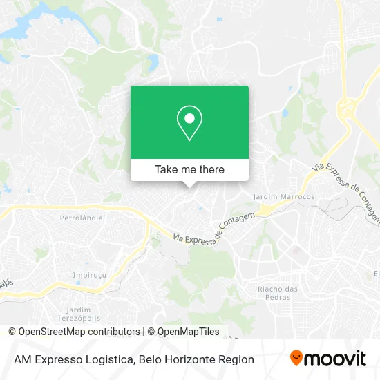 AM Expresso Logistica map