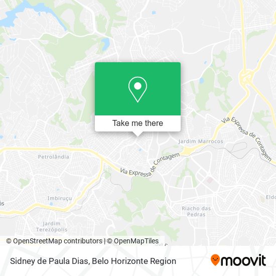 Sidney de Paula Dias map