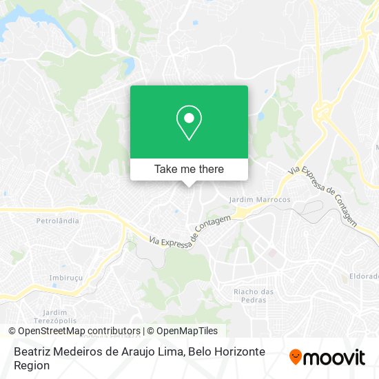 Beatriz Medeiros de Araujo Lima map