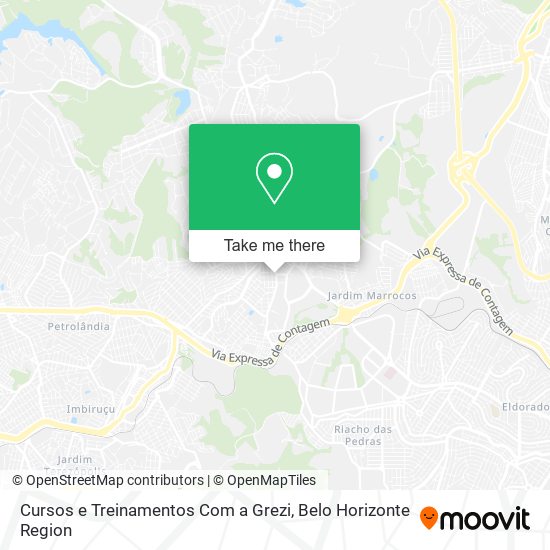 Cursos e Treinamentos Com a Grezi map