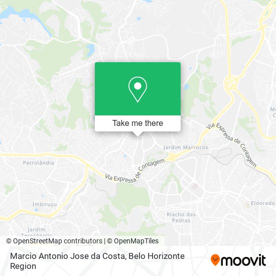 Marcio Antonio Jose da Costa map