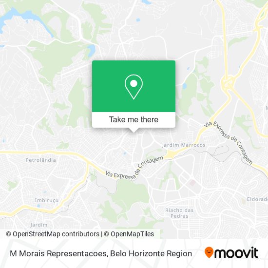 M Morais Representacoes map