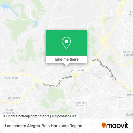 Lanchonete Alegria map
