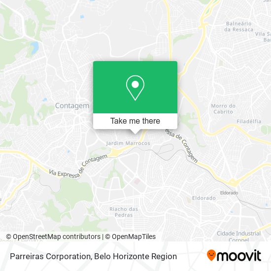 Parreiras Corporation map