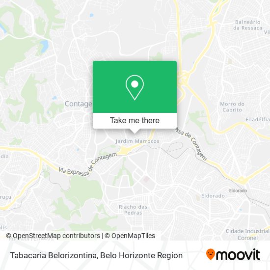 Tabacaria Belorizontina map