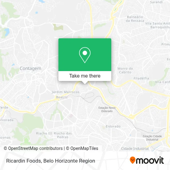 Ricardin Foods map
