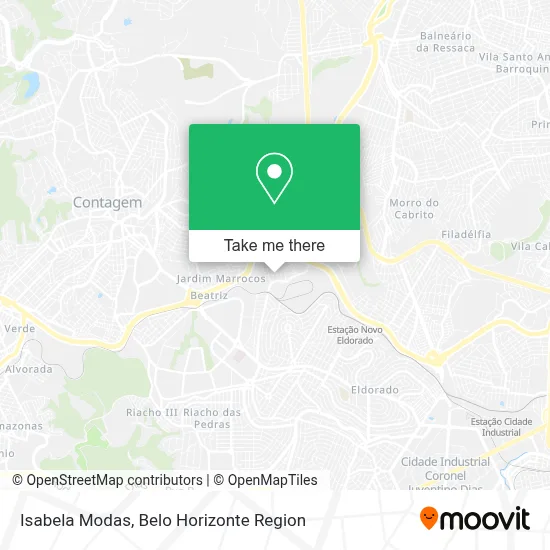 Isabela Modas map