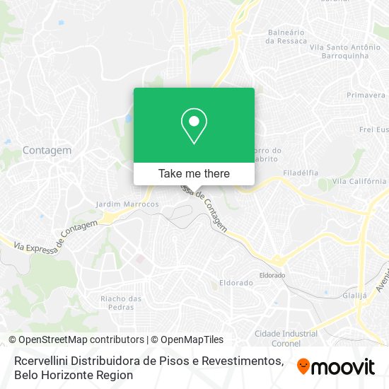 Rcervellini Distribuidora de Pisos e Revestimentos map