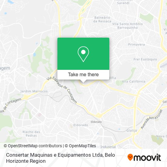 Consertar Maquinas e Equipamentos Ltda map