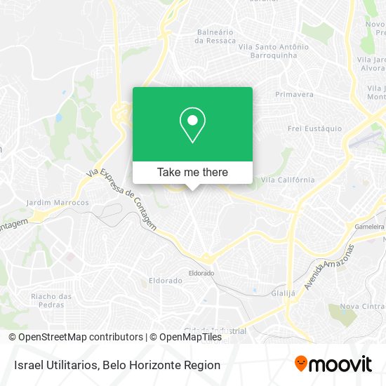 Israel Utilitarios map