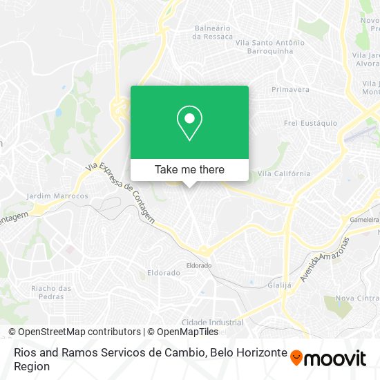 Rios and Ramos Servicos de Cambio map