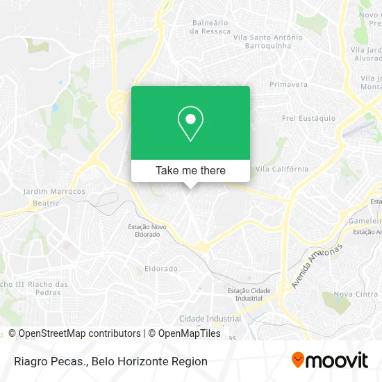 Riagro Pecas. map