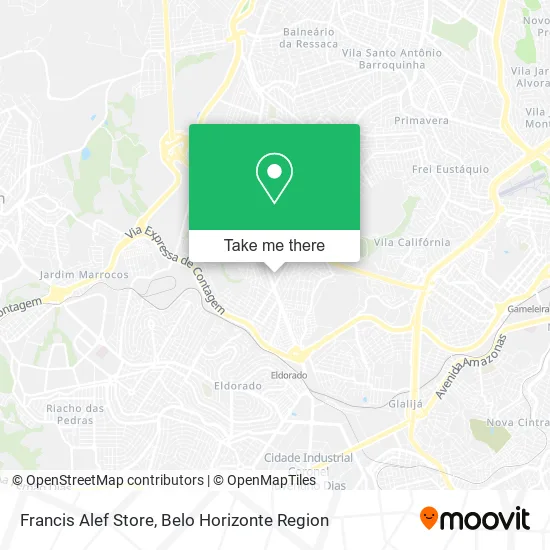 Francis Alef Store map