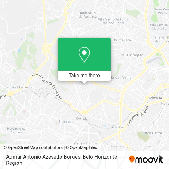 Agmar Antonio Azevedo Borges map