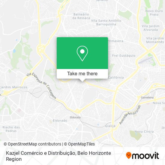 Kazjel Comércio e Distribuição map